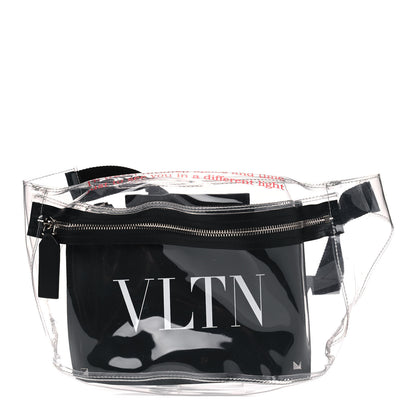 Valentino Garavani PVC VLTN Belt Bag Black 1 of 8