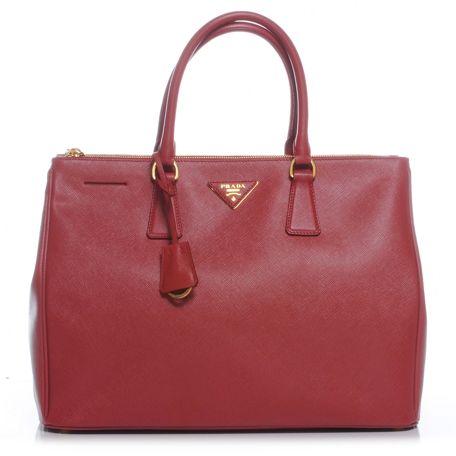 Prada Saffiano Lux Tote Fuoco 1 of 9