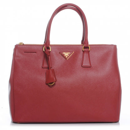 Prada Saffiano Lux Tote Fuoco 1 of 9