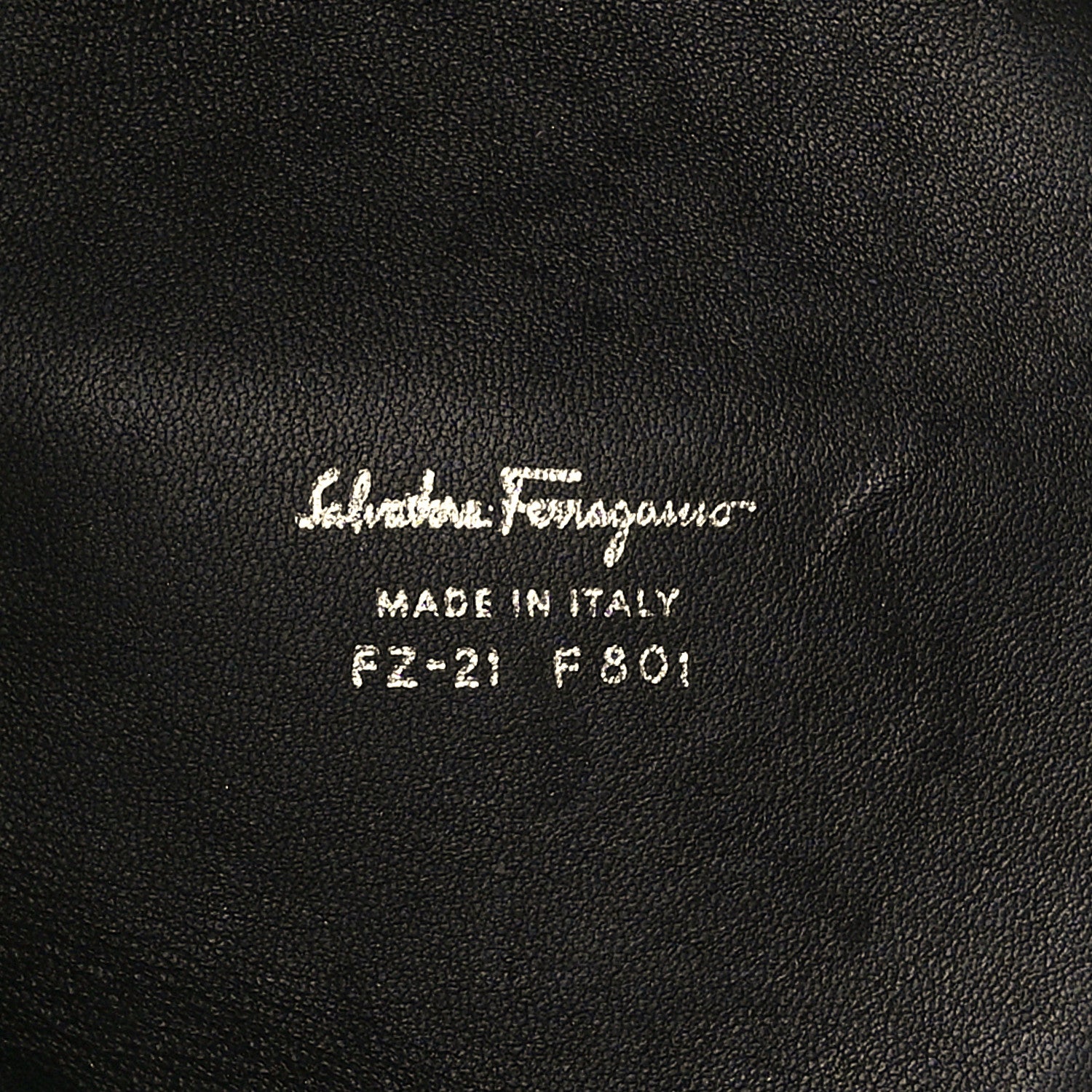 Salvatore Ferragamo Alligator Bucket Bag Black 7 of 9