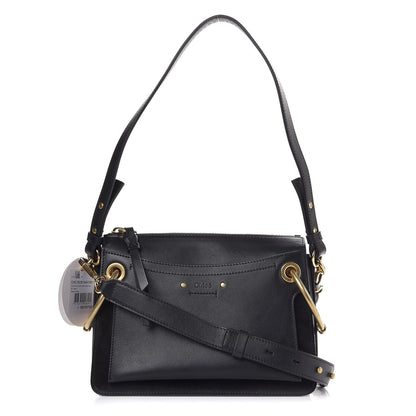 Chloe Calfskin Suede Small Roy Bag Black 1 of 8