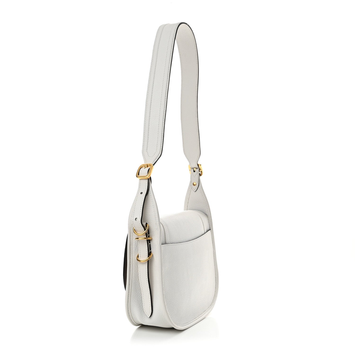 Mulberry Goatskin Sadie Satchel White 3 of 11