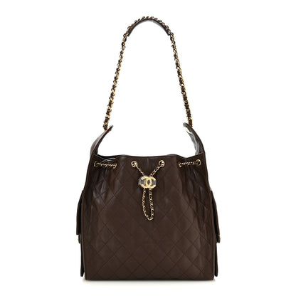Chanel Caviar Quilted Medium Chanel 25 Handbag Dark Brown 1 of 9