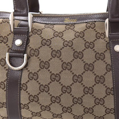 Gucci Monogram Small Abbey Boston Dark Brown 10 of 10