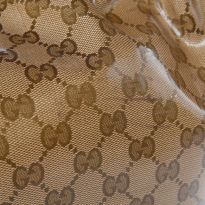 Gucci Crystal Monogram Large Signature Hobo Brown 10 of 12