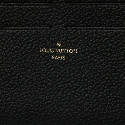 Louis Vuitton Calfskin Felicie Card Holder Insert Black 5 of 5