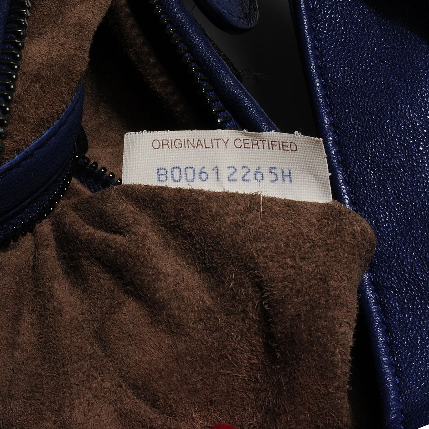 Nappa Silk Mini Ponza Devore Fuzzy Maxi Hobo Indigo