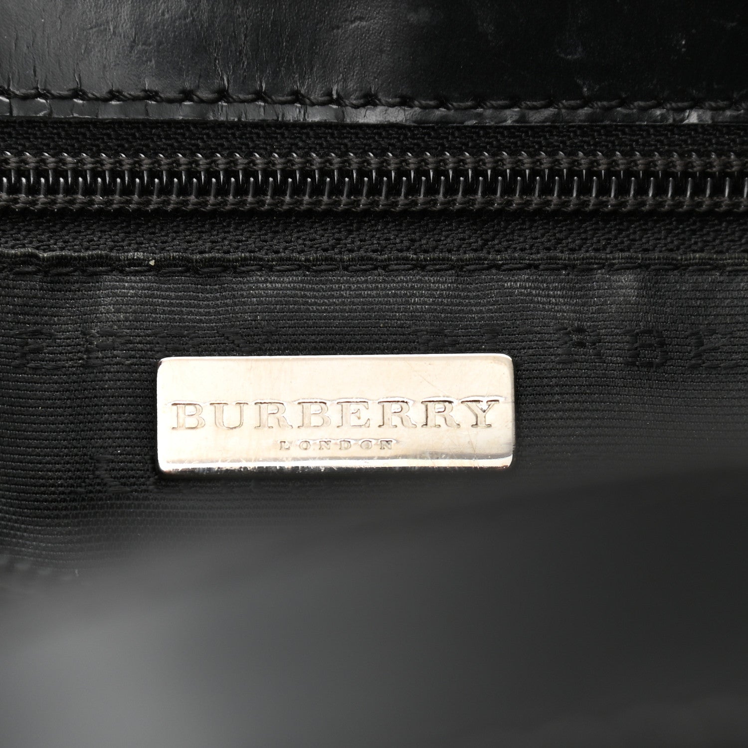 Burberry House Check Small Tote Black 6 of 10