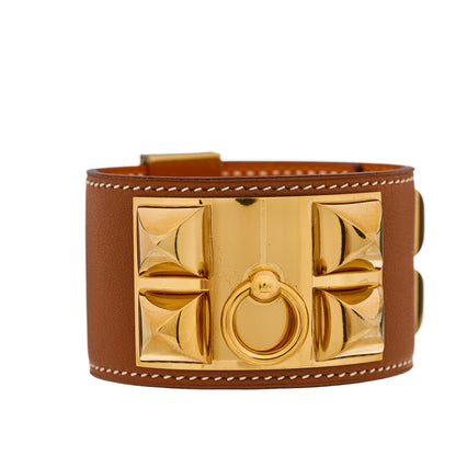 Hermes Swift Collier de Chien CDC Bracelet T2 Gold 2 of 6