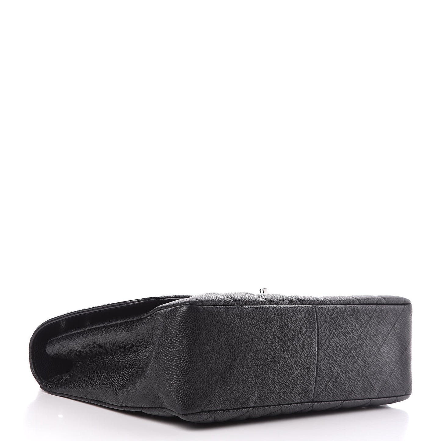 Caviar Quilted Jumbo Single Flap Black