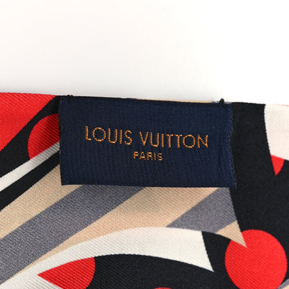 Louis Vuitton Silk Pop Monogram BB Bandeau Red 3 of 3