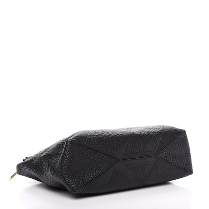 Burberry Signature Grain Medium Dewsbury Tote Black 4 of 10