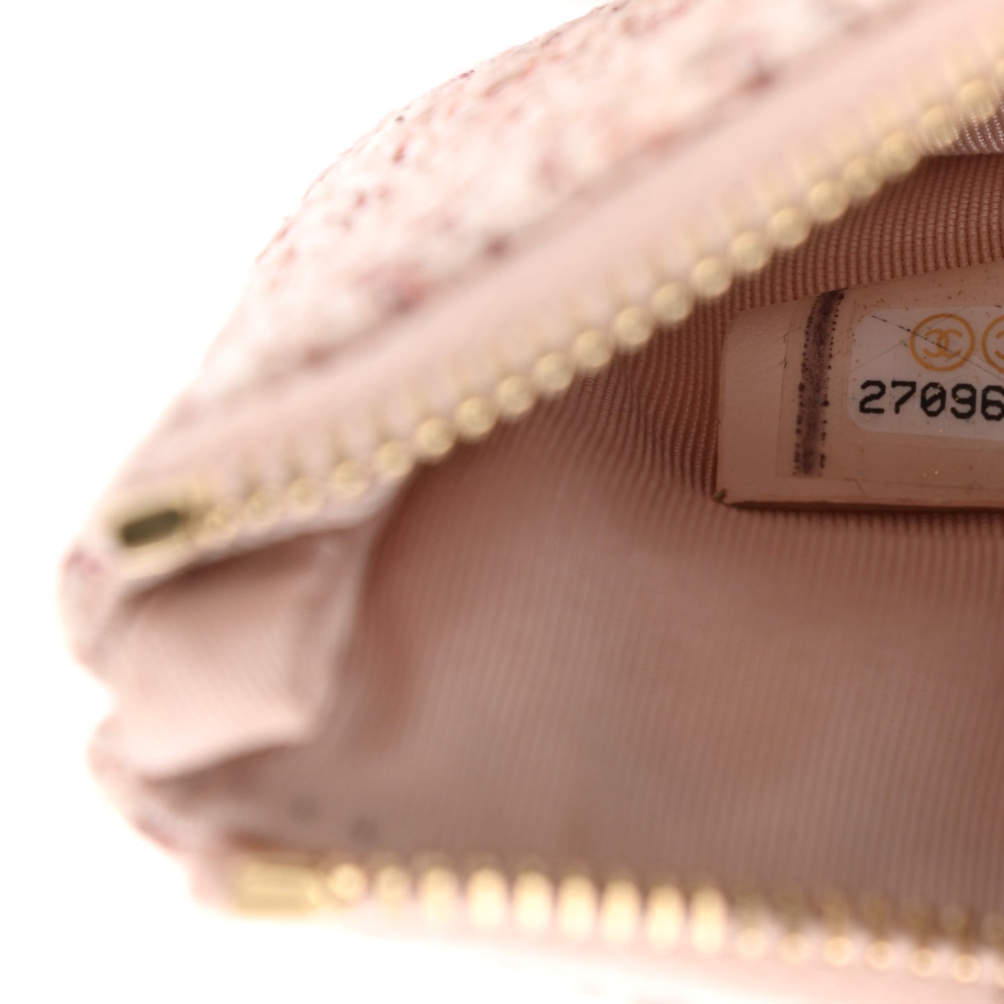 Woven Straw Raffia Deauville Cosmetic Pouch Pink