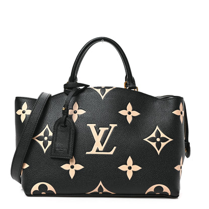 Louis Vuitton Empreinte Monogram Giant Petit Palais Black Beige 1 of 8