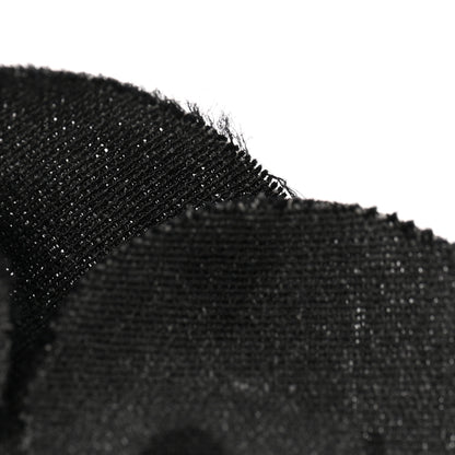 Chanel Tweed Camellia Pin Brooch Black 5 of 5