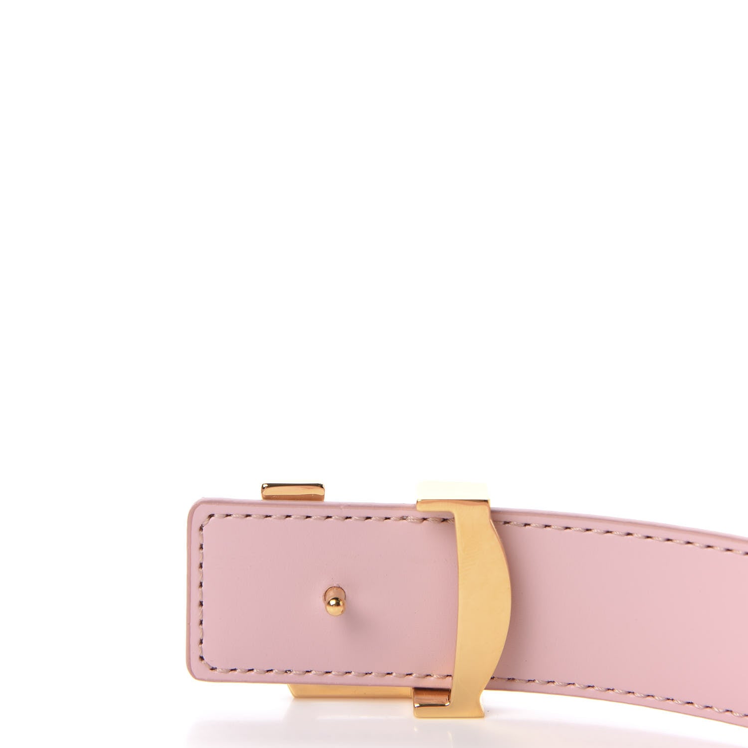 Louis Vuitton Damier Azur 30mm LV Initiales Reversible Belt 90 36 Pink 7 of 8