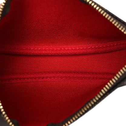 Louis Vuitton Damier Ebene Mini Pochette Accessories 6 of 9