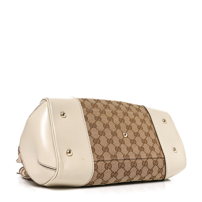 Gucci Monogram Web Medium Mayfair Tote Off White 4 of 10