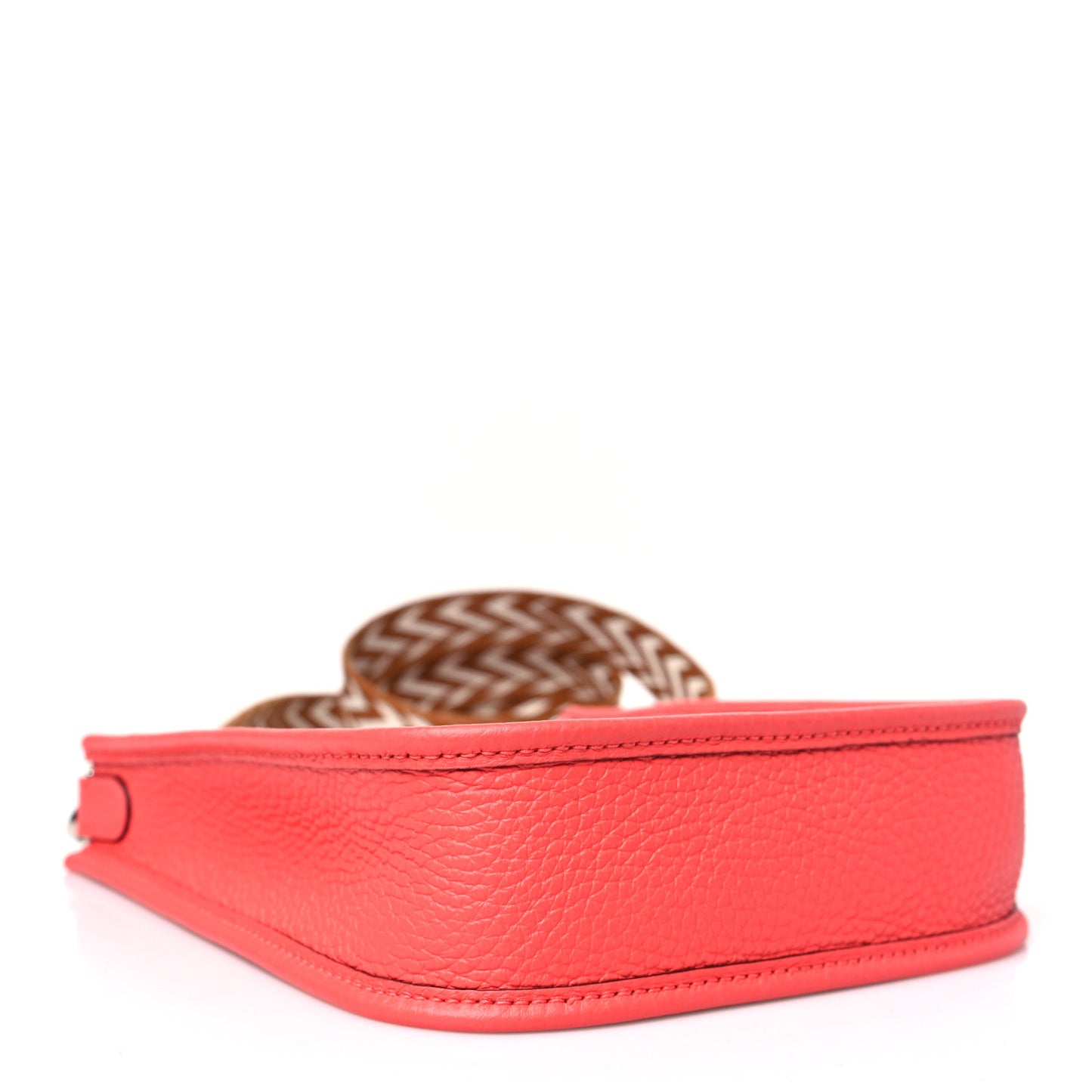 Taurillon Clemence Zigzag Sangle Evelyne TPM Rose Texas