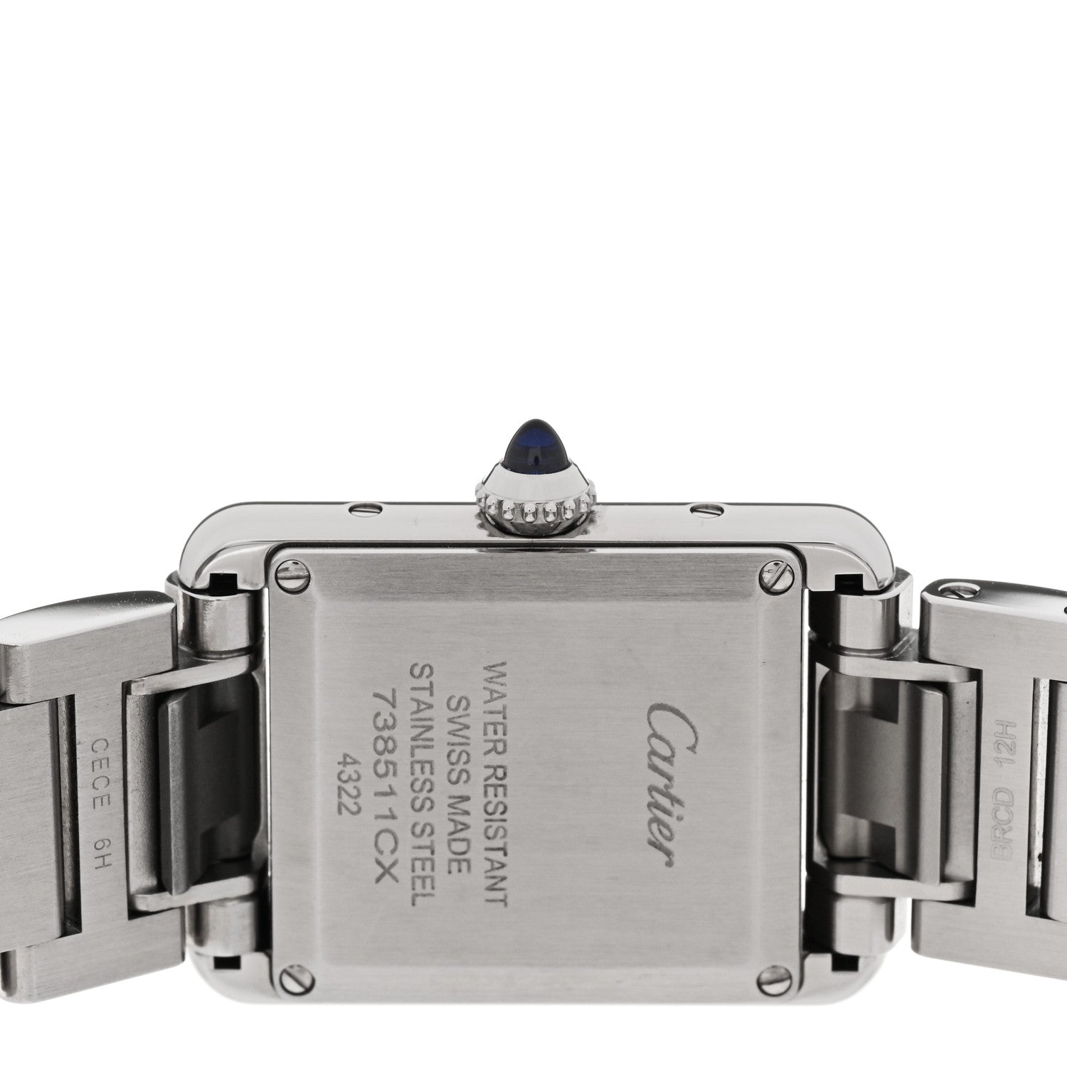 Cartier Stainless Steel 22mm Tank Must Quartz Watch 4 of 5