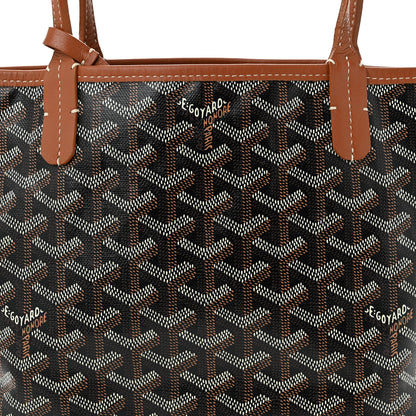 Goyard Goyardine Reversible Mini Anjou Black Gold 13 of 18