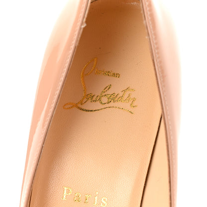 Christian Louboutin Patent Pigalle Follies 55 Pumps 37.5 Nude 7 of 11