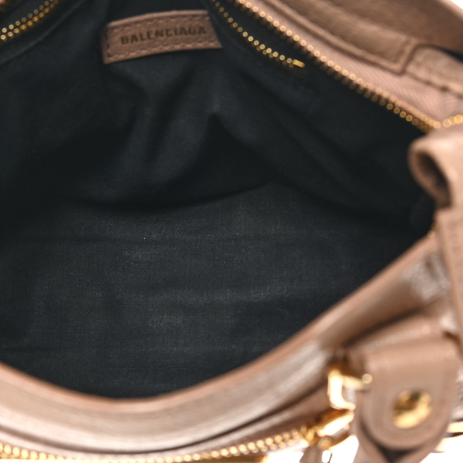 Balenciaga Chevre Gold Metallic Edge Hardware Mini City Rose Des Sables 5 of 10