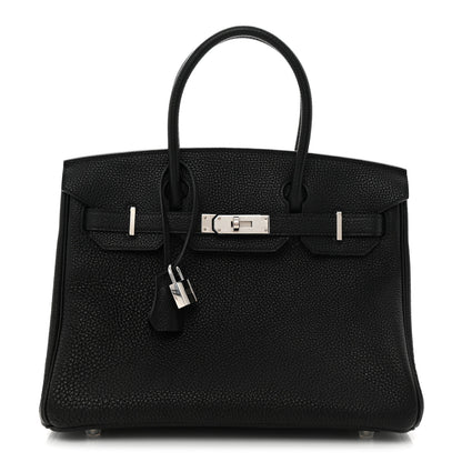 Hermes Togo BIRKIN 30 Black 1 of 10