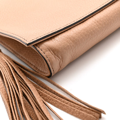 Gucci Pebbled Calfskin Medium Soho Clutch Camelia 10 of 12