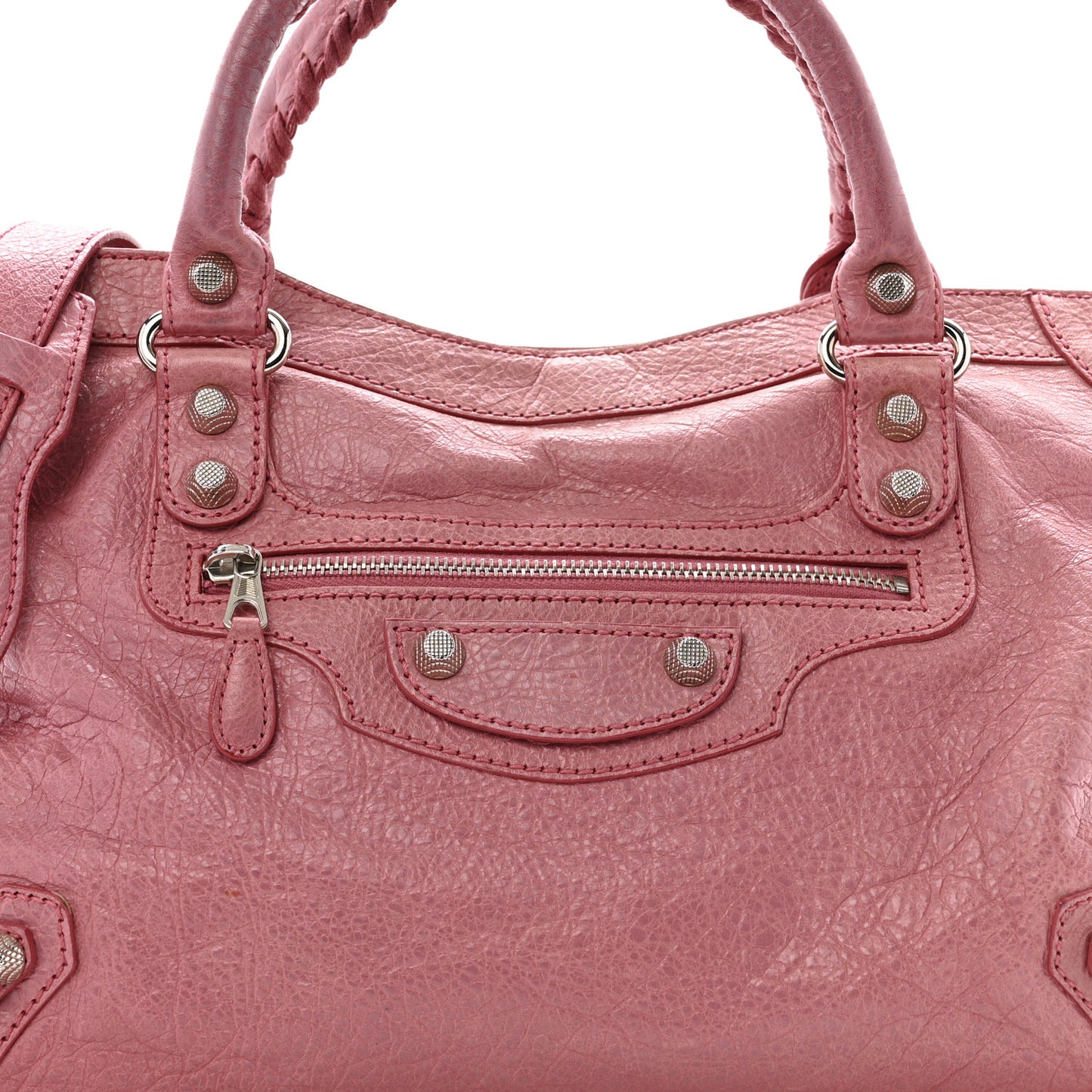 Agneau Giant 12 Silver Hardware City Rose Bruyere