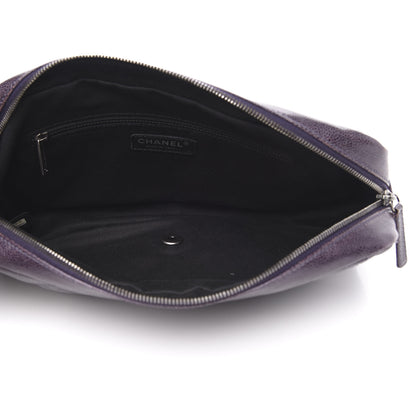 Chanel Iridescent Caviar Quilted Large Chic Flap Purple 5 of 15