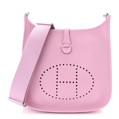 Hermes Taurillon Clemence Evelyne III PM Mauve Sylvestre 1 of 11