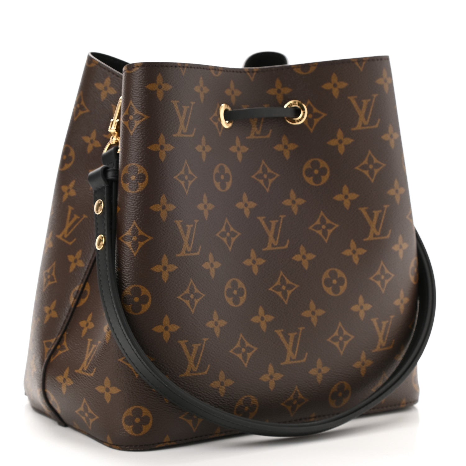 Louis Vuitton Monogram Neonoe MM Black 3 of 9