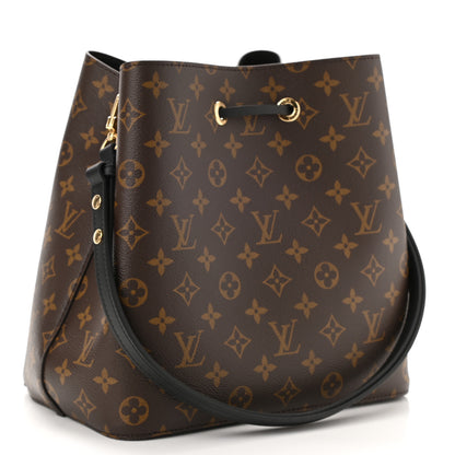 Louis Vuitton Monogram Neonoe MM Black 3 of 9