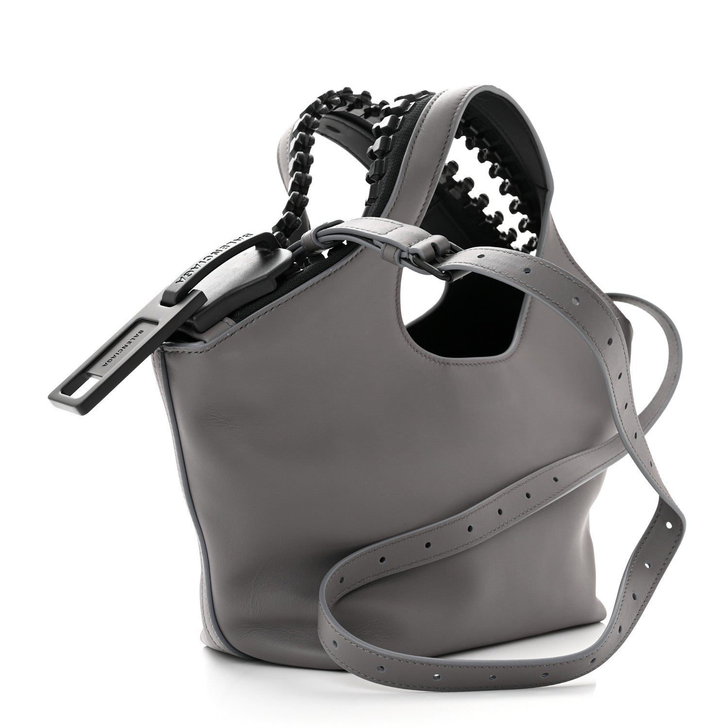 Balenciaga Calfskin Megazip Tote Grey 3 of 10