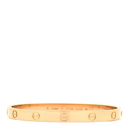 Cartier 18K Yellow Gold LOVE Bracelet 18 1 of 6