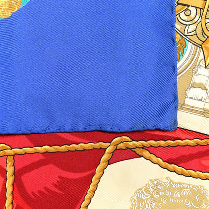 Hermes Silk Hommage A Charles Garnier Architecte De L'Opera De Paris Scarf 90 6 of 6