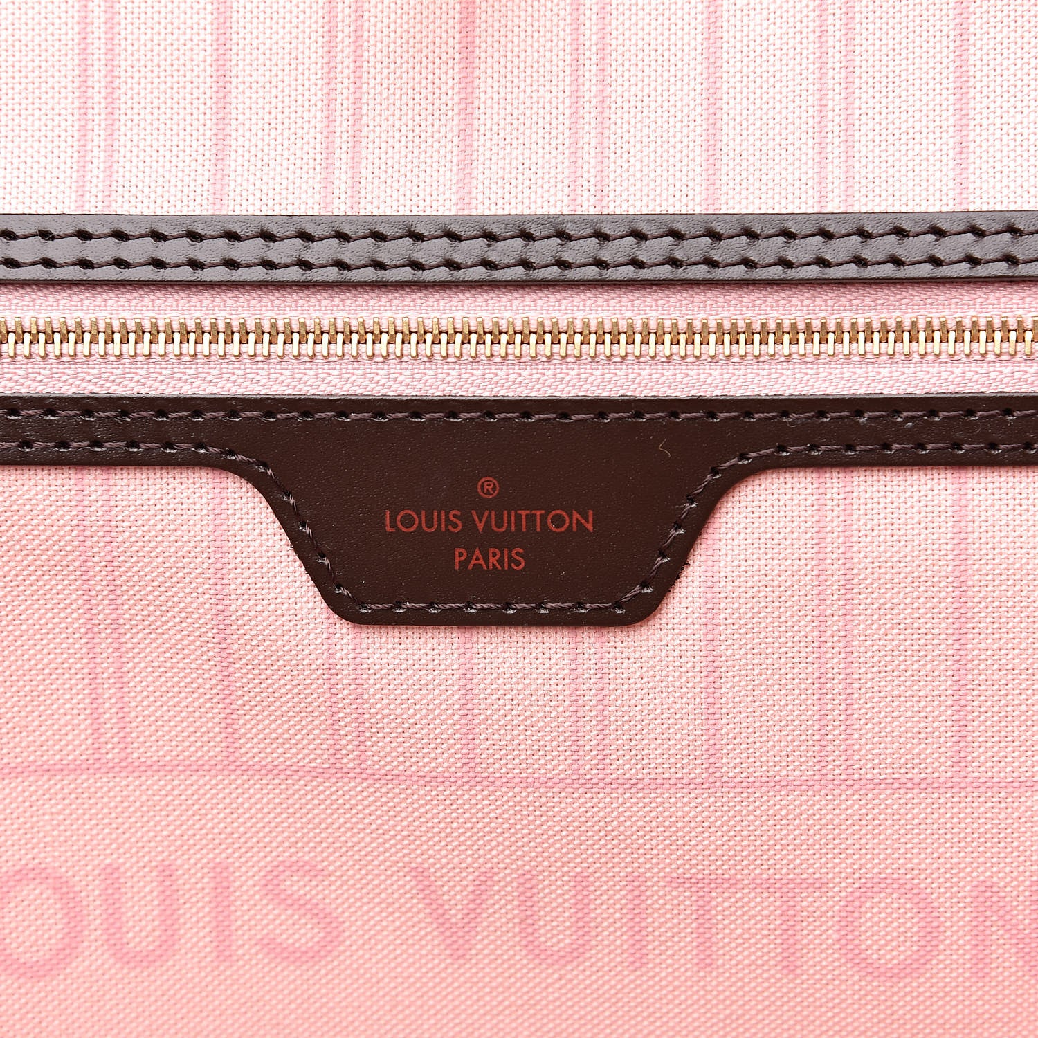 Louis Vuitton Damier Ebene Neo Neverfull MM Rose Ballerine 6 of 13