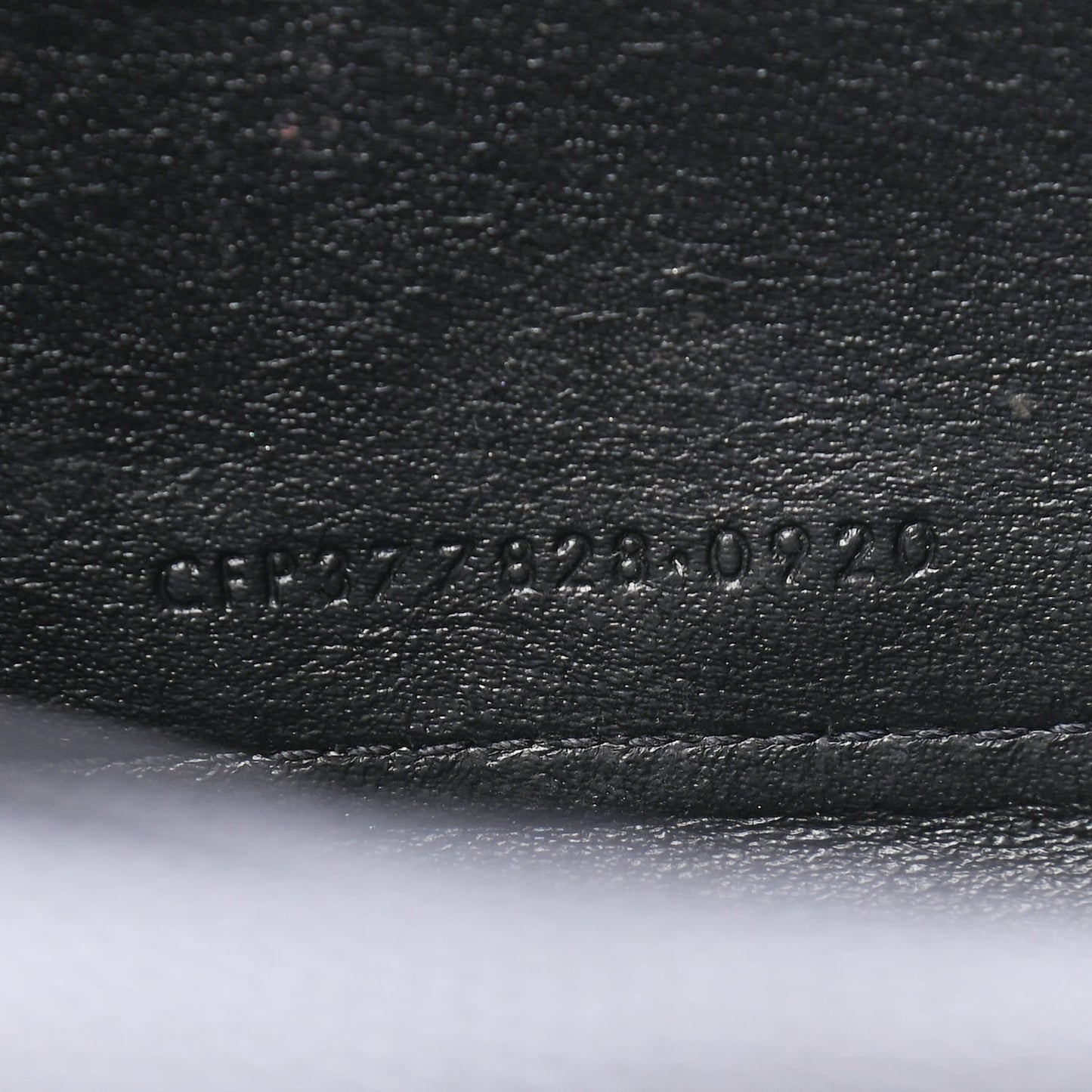 Grain De Poudre Matelasse Chevron Monogram Chain Wallet Black