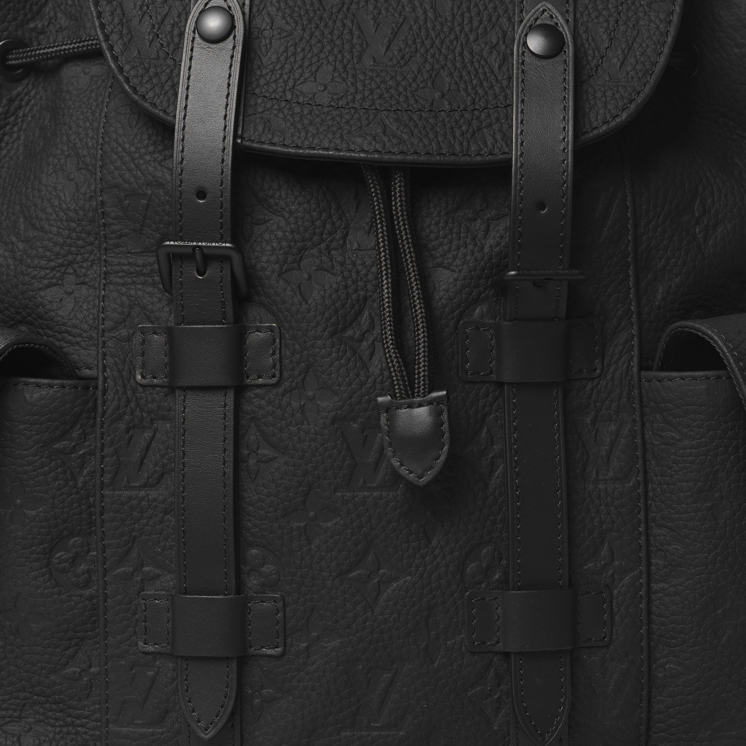 Louis Vuitton Taurillon Monogram Christopher PM Backpack Black 7 of 9