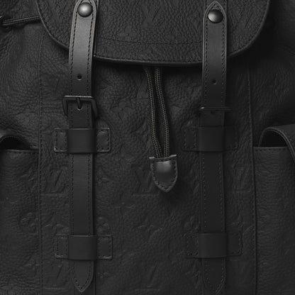 Louis Vuitton Taurillon Monogram Christopher PM Backpack Black 7 of 9