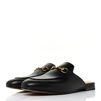 Gucci Calfskin Womens Princetown Slippers 36.5 Black 3 of 9