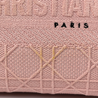 Christian Dior Canvas Embroidered Cannage Medium Lady D-Lite Pink 12 of 13