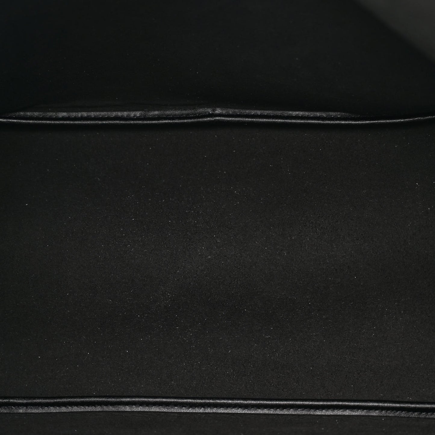 Smooth Calfskin Floral Print Logo Wing Shopper Tote Black White
