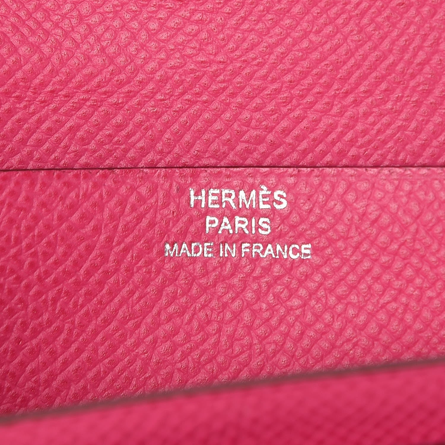 Hermes Epsom Bi-Color Bearn Wallet Tosca Rose Tyrien 6 of 8