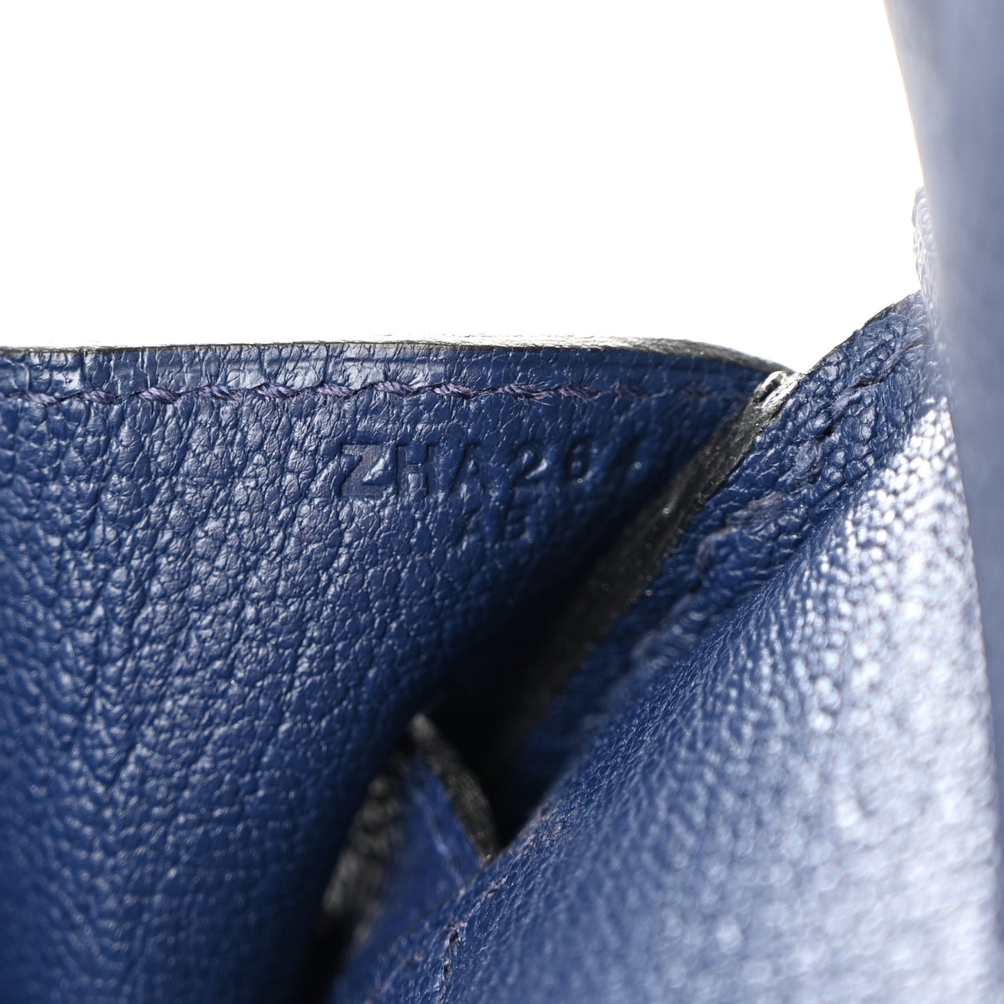 Togo Birkin 30 Bleu Saphir