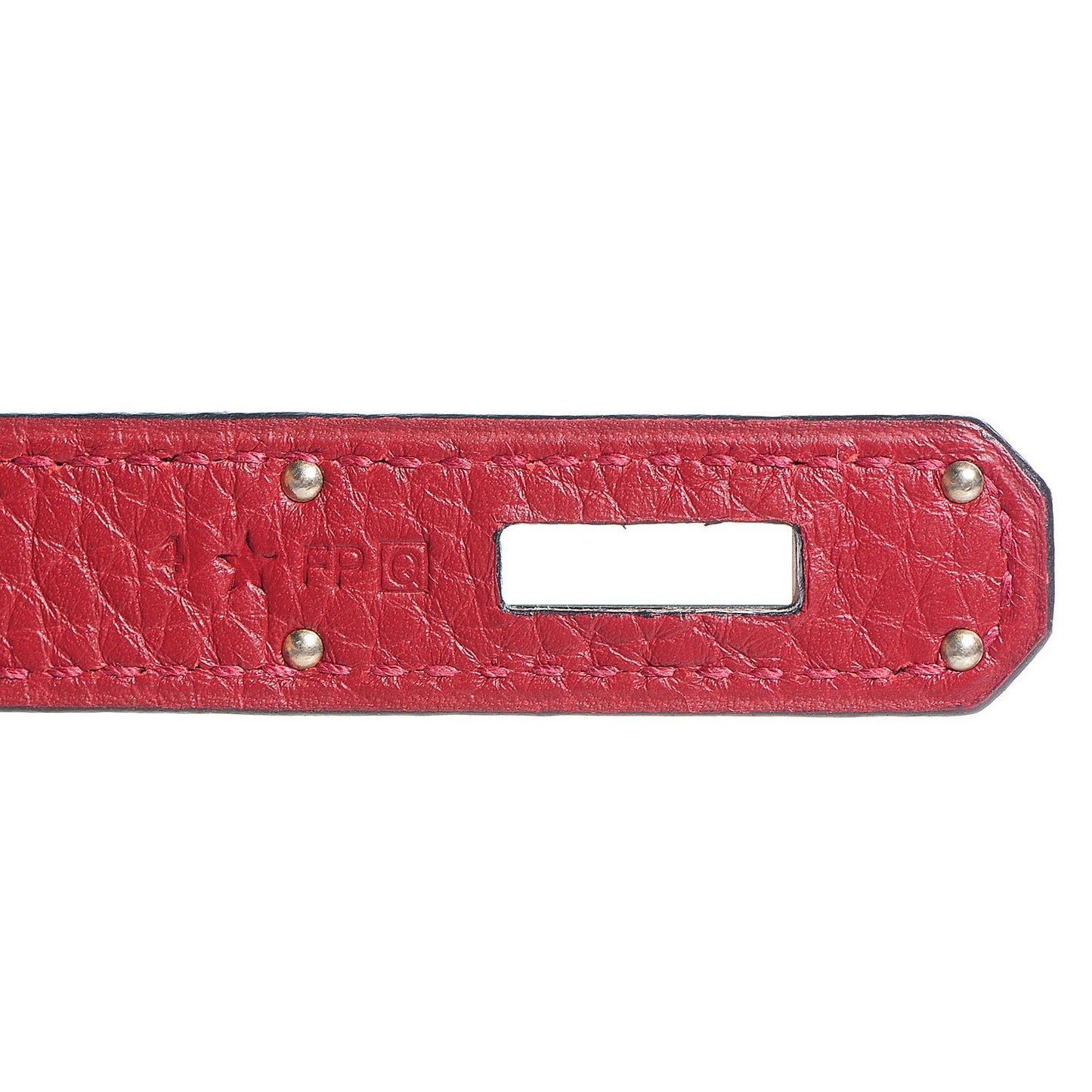 Taurillon Clemence Birkin 40 Rouge Garance