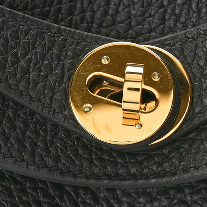 Hermes Taurillon Clemence Lindy 26 Black 11 of 12