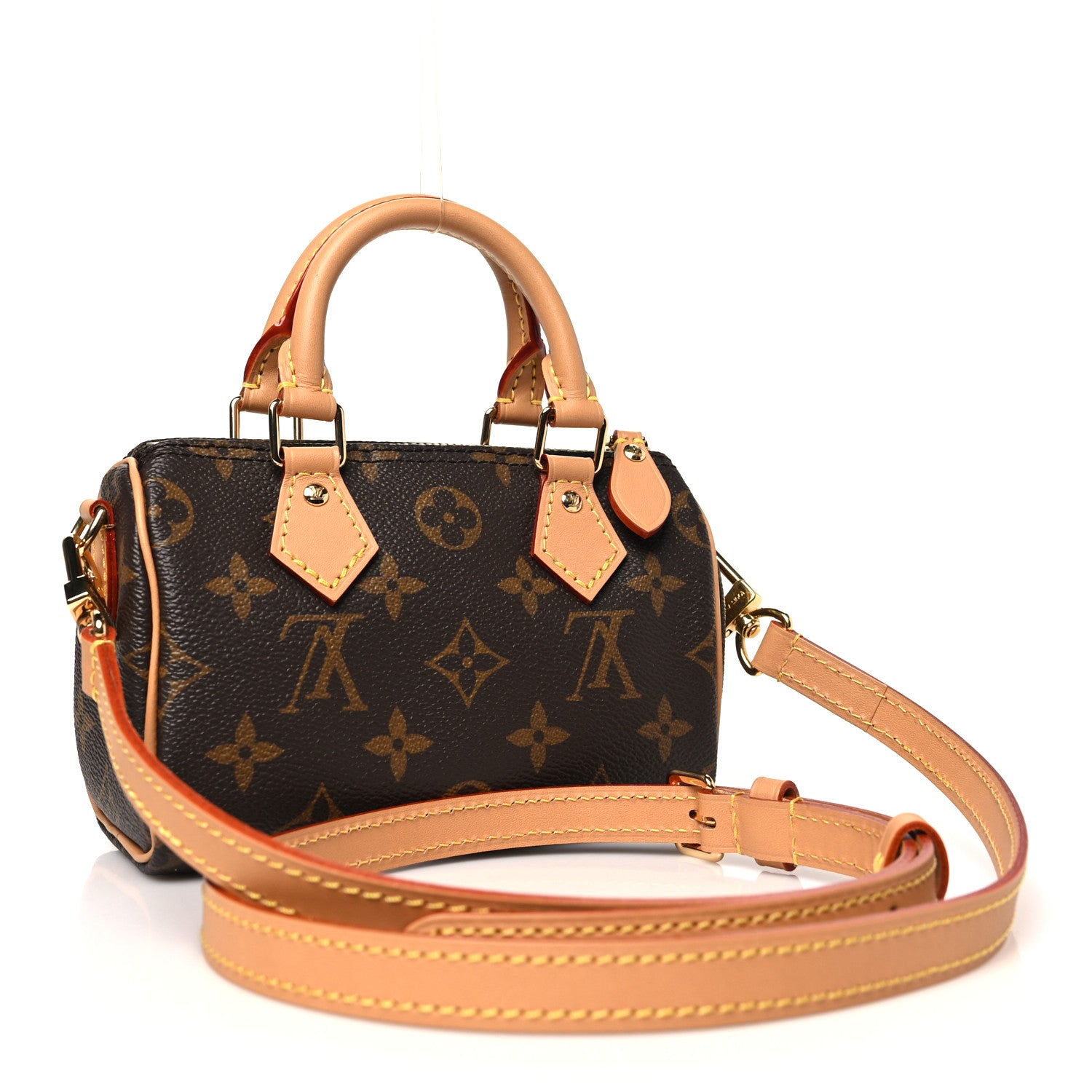 Louis Vuitton Monogram Nano Speedy Bandouliere 3 of 10