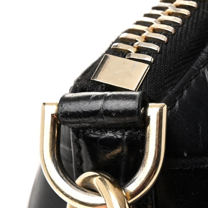 Givenchy Calfskin Crocodile Embossed Large Antigona Black 11 of 15